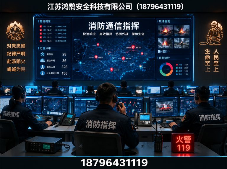 德阳消防通信指挥展示图